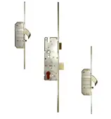 L23533 - WINKHAUS AV2 Auto Locking Latch & Deadbolt Multipoint Lock - 2 Hook - 55&sol;92 - RH - 20mm Square Faceplate &lpar;2352798&rpar;