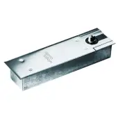 DORMA BTS75V Satin Stainless Steel EN&period;1-4 Double Action Floor Spring with Backcheck &lpar;No Hold Open&rpar;