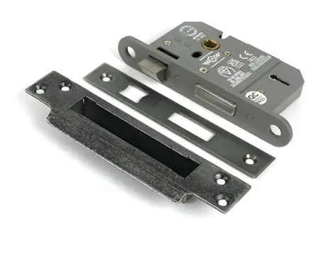 Click Here To Enlarge This Photo Of 51334 From the Anvil Pewter 2&period;5" 5 Lever British Standard Sashlock