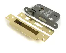 51335 From the Anvil Polished Brass 2&period;5" 5 Lever British Standard Sashlock