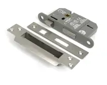 51340 From the Anvil Satin Chrome 2&period;5" 5 Lever British Standard Sashlock