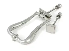 46939 From the Anvil Polished Marine SS &lpar;316&rpar; Slimline Art Deco Door Knocker