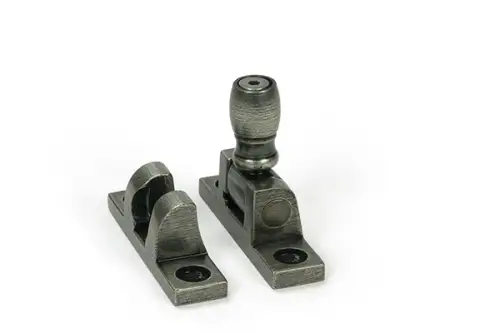 Click Here To Enlarge This Photo Of 46612 From the Anvil Pewter Mushroom Brighton Fastener - Narrow &lpar;Square&rpar;