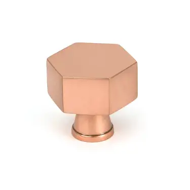 Click Here To Enlarge This Photo Of 51875 From the Anvil Polished Bronze Kahlo Cabinet Knob - 32mm