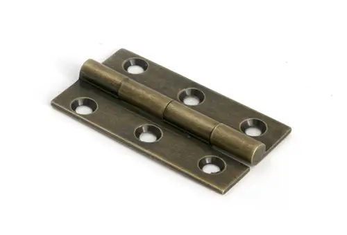 Click Here To Enlarge This Photo Of 50952 From the Anvil Burnished Brass 2" Butt Hinge &lpar;pair&rpar;