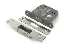 51421 From the Anvil Polished Chrome 3" 5 Lever British Standard Deadlock