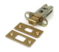 51479 From the Anvil Satin Brass 2&period;5" Heavy Duty Tubular Deadbolt
