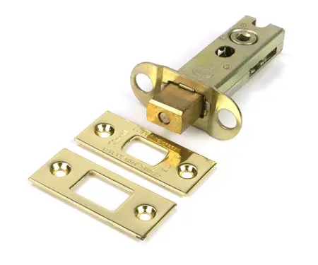 Click Here To Enlarge This Photo Of 51487 From the Anvil Polished Brass 3" Heavy Duty Tubular Deadbolt