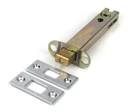 Click Here To Enlarge This Photo Of 51712 From the Anvil Satin Chrome 5" Heavy Duty Tubular Deadbolt