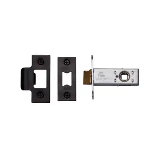 YKAL2N-BLK M&period;Marcus York Architectural Tubular Latch 2 &half;" Matt Black Finish