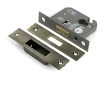 51448 From the Anvil Aged Brass 2&period;5" Euro Profile Deadlock