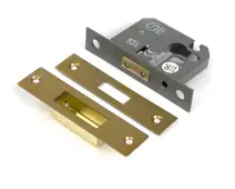 51449 From the Anvil Satin Brass 2&period;5" Euro Profile Deadlock
