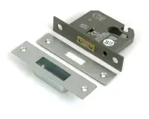 51452 From the Anvil Satin Chrome 2&period;5" Euro Profile Deadlock