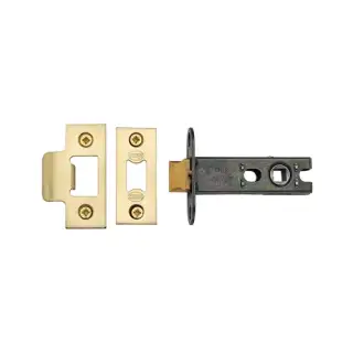 YKAL3N-SB M&period;Marcus York Architectural Tubular Latch 3" Satin Brass Finish