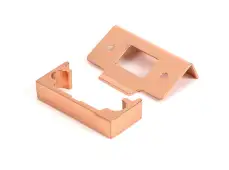 51830 From the Anvil Polished Bronze &half;" Rebate Kit for Tubular Mortice Latch