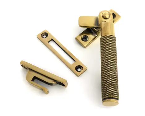 Click Here To Enlarge This Photo Of 52116 From the Anvil Aged Brass Locking Brompton Fastener &ndash; RH