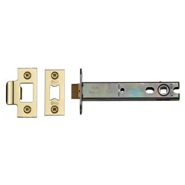 Click Here To Enlarge This Photo Of YKAL5N-PB M&period;Marcus York Architectural Tubular Latch 5" Polished Brass Finish