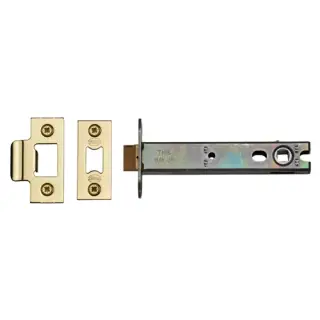 YKAL5N-PB M&period;Marcus York Architectural Tubular Latch 5" Polished Brass Finish
