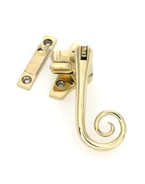 Click Here To Enlarge This Photo Of 52004 From the Anvil Polished Brass Night-Vent Locking Monkeytail Fastener &lpar;Steel Window&rpar;