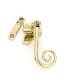 52004 From the Anvil Polished Brass Night-Vent Locking Monkeytail Fastener &lpar;Steel Window&rpar;