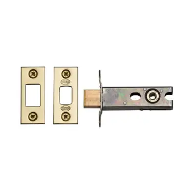Click Here To Enlarge This Photo Of YKBDB3N-PB M&period;Marcus York Architectural Tubular Bathroom Deadbolt 3" Polished Brass Finish