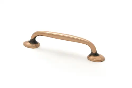 Click Here To Enlarge This Photo Of 51277 From the Anvil Polished Bronze Moore Cabinet Pull Handle - Small &lpar;96mm Fixing Centres&rpar;