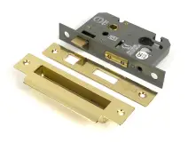 51375 From the Anvil Polished Brass 2&period;5" Euro Profile Sashlock