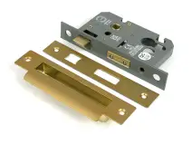 51377 From the Anvil Satin Brass 2&period;5" Euro Profile Sashlock