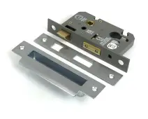 51380 From the Anvil Satin Chrome 2&period;5" Euro Profile Sashlock