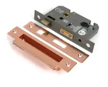51382 From the Anvil Polished Bronze 2&period;5" Euro Profile Sashlock
