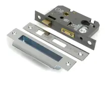 51383 From the Anvil Polished Stainless Steel 2&period;5" Euro Profile Sashlock