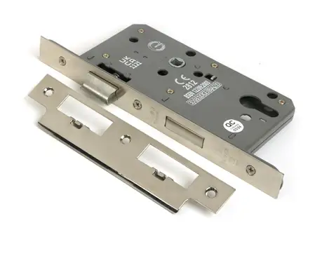 Click Here To Enlarge This Photo Of 51803 From the Anvil Polished Nickel Euro Din Sashlock - 60mm Backset&sol;72mm Centres