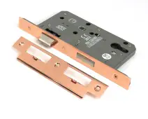 51807 From the Anvil Polished Bronze Euro Din Sashlock - 60mm Backset&sol;72mm Centres