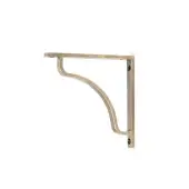51088 From the Anvil Burnished Brass Abingdon Shelf Bracket &lpar;150mm x 150mm&rpar;