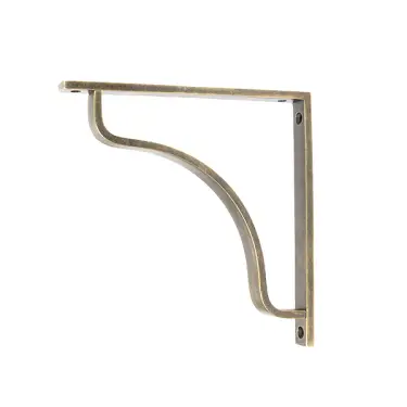 Click Here To Enlarge This Photo Of 51098 From the Anvil Burnished Brass Abingdon Shelf Bracket &lpar;200mm x 200mm&rpar;