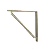 51118 From the Anvil Burnished Brass Barton Shelf Bracket &lpar;200mm x 200mm&rpar;