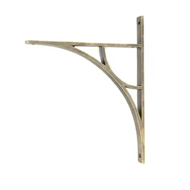 Click Here To Enlarge This Photo Of 51178 From the Anvil Burnished Brass Tyne Shelf Bracket &lpar;314mm x 250mm&rpar;