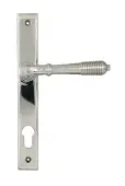 52082 From the Anvil Polished Marine SS &lpar;316&rpar; Reeded Slimline Lever Espag&period; Lock Set
