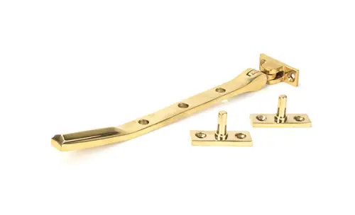 Click Here To Enlarge This Photo Of 51895 From the Anvil Polished Brass Art Deco 8" Casement Stay