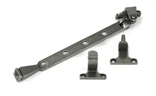 Click Here To Enlarge This Photo Of 52013 From the Anvil Pewter 10" Avon Casement Stay &lpar;Steel Window&rpar;