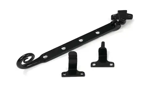 Click Here To Enlarge This Photo Of 52036 From the Anvil Black 10" Monkeytail Casement Stay &lpar;Steel Window&rpar;