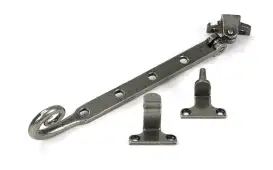 52037 From the Anvil Pewter 10" Monkeytail Casement Stay &lpar;Steel Window&rpar;