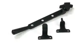 52024 From the Anvil Matt Black 8" Newbury Casement Stay &lpar;Steel Window&rpar;