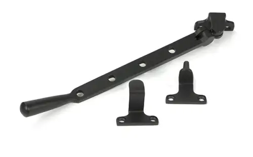 Click Here To Enlarge This Photo Of 52027 From the Anvil Aged Bronze 10" Newbury Casement Stay &lpar;Steel Window&rpar;