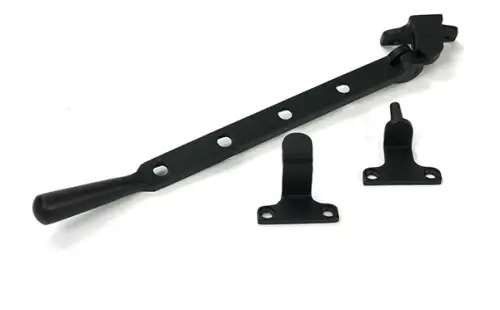 Click Here To Enlarge This Photo Of 52028 From the Anvil Matt Black 10" Newbury Casement Stay &lpar;Steel Window&rpar;
