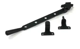 52028 From the Anvil Matt Black 10" Newbury Casement Stay &lpar;Steel Window&rpar;