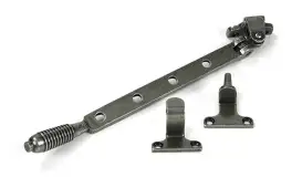52021 From the Anvil Pewter 10" Reeded Casement Stay &lpar;Steel Window&rpar;
