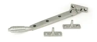 52071 From the Anvil Satin Marine SS &lpar;316&rpar; 8" Reeded Casement Stay