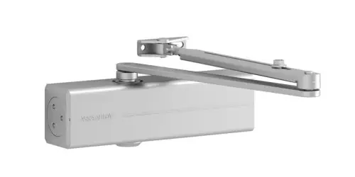 Click Here To Enlarge This Photo Of DC200A ASSA ABLOY Overhead Door Closer Variable Size 2-4 with Backcheck Silver
