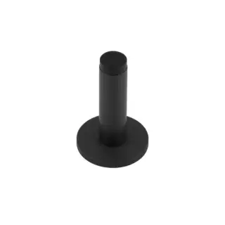 BUR-970MB-971MB Frelan Hardware Burlington Plain 75mm Wall Mounted Door Stop &lpar;Plain Rose&rpar; Matt Black